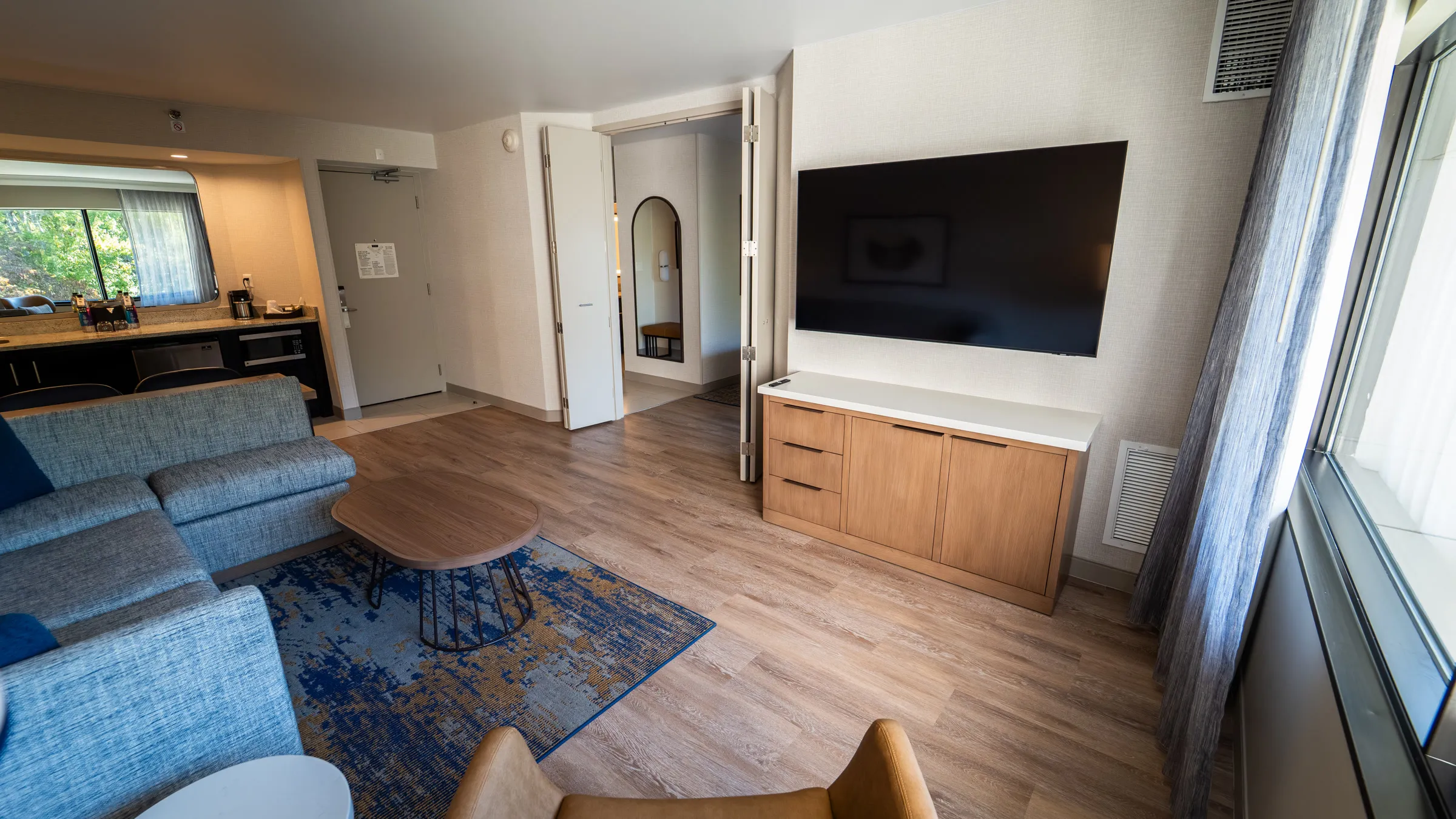 Hyatt Regency Atlanta — two-room suite with TrueFlat ceiling